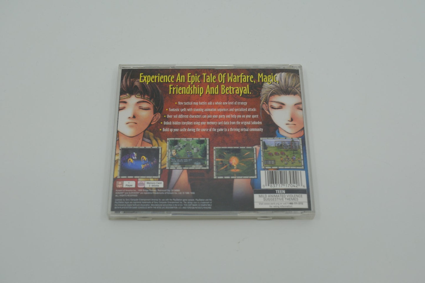 Suikoden II Playstation 1 Complete