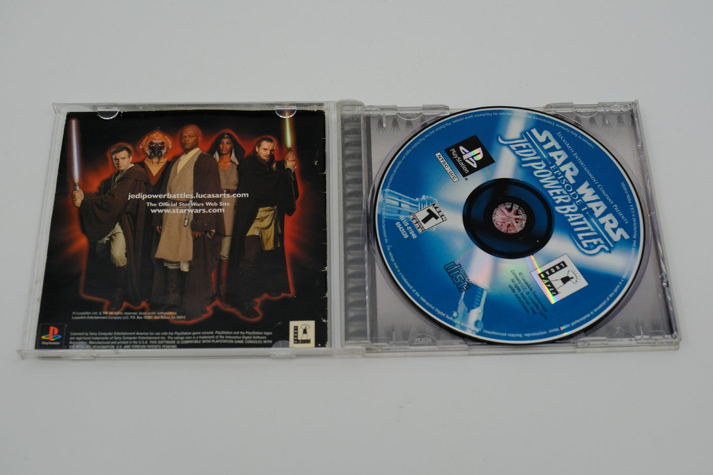 Star Wars Episode I Jedi Power Battles Playstation 1 Complete