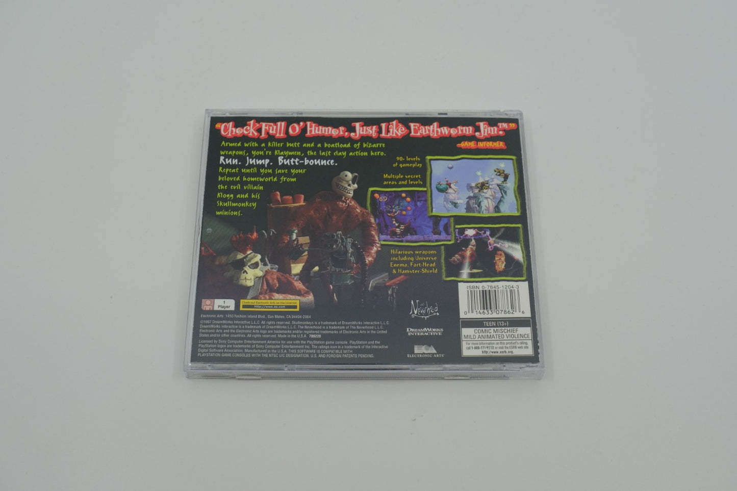 Skullmonkeys Playstation 1 Complete
