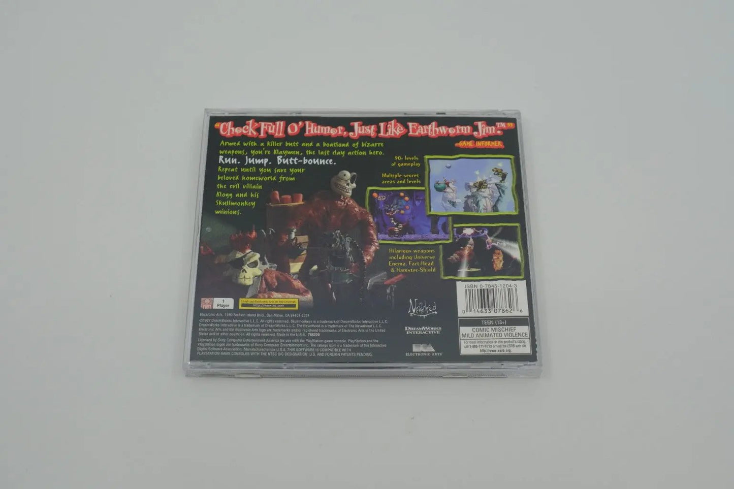 Skullmonkeys Playstation 1 Complete RetroGate - Your Gateway to Classic Gaming