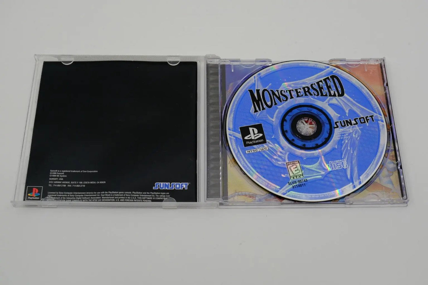 Monsterseed Playstation 1 Complete RetroGate - Your Gateway to Classic Gaming