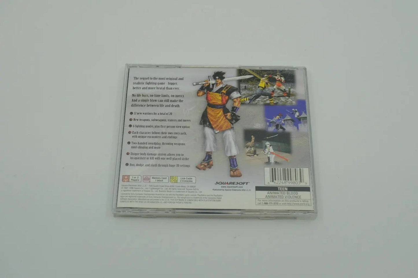 Bushido Blade 2 Playstation 1 Complete RetroGate - Your Gateway to Classic Gaming