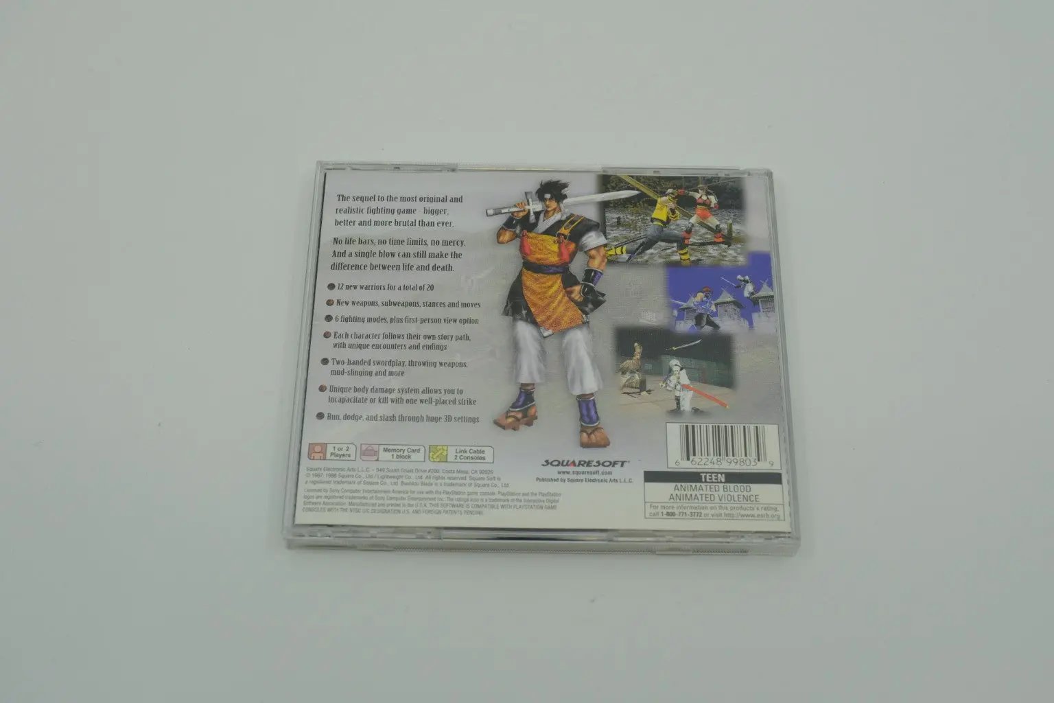 Bushido Blade 2 Playstation 1 Complete RetroGate - Your Gateway to Classic Gaming