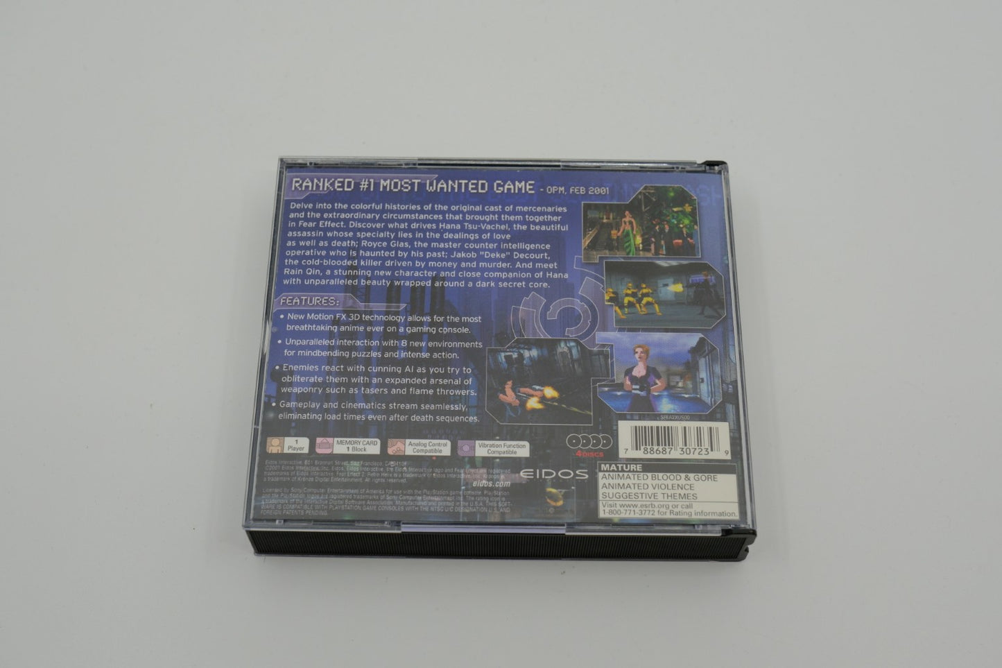 Fear Effect 2 Retro Helix Playstation 1 Complete