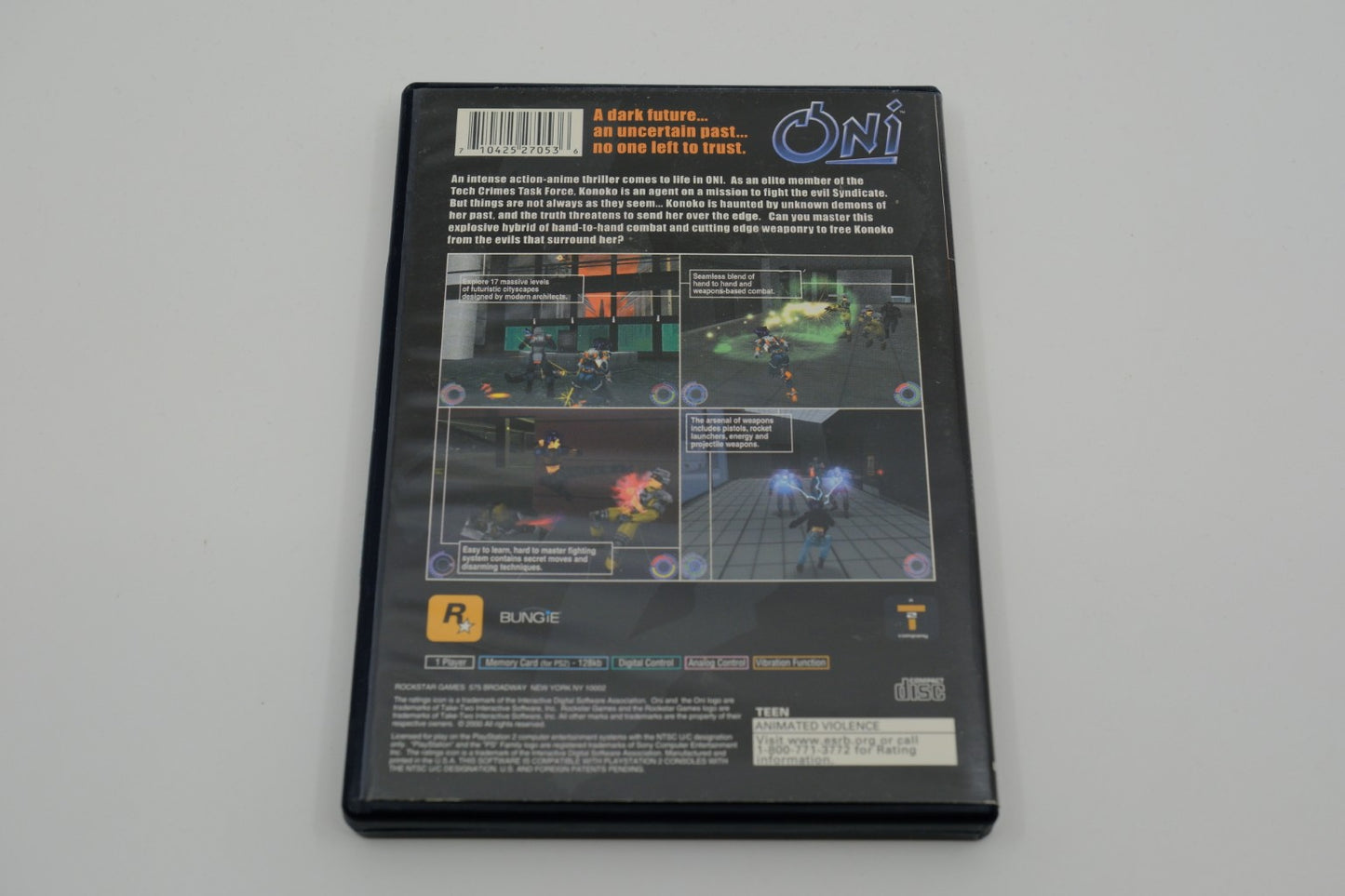 Oni Playstation 2 Complete