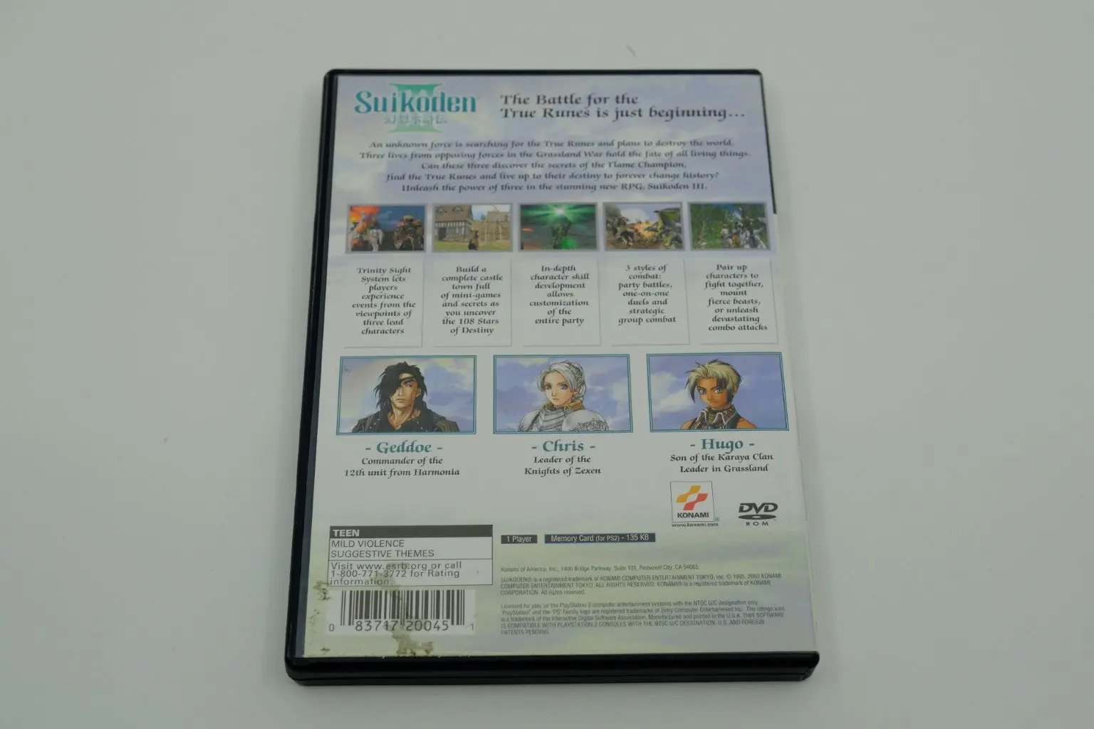 Suikoden 3 Playstation 2 Complete RetroGate - Your Gateway to Classic Gaming