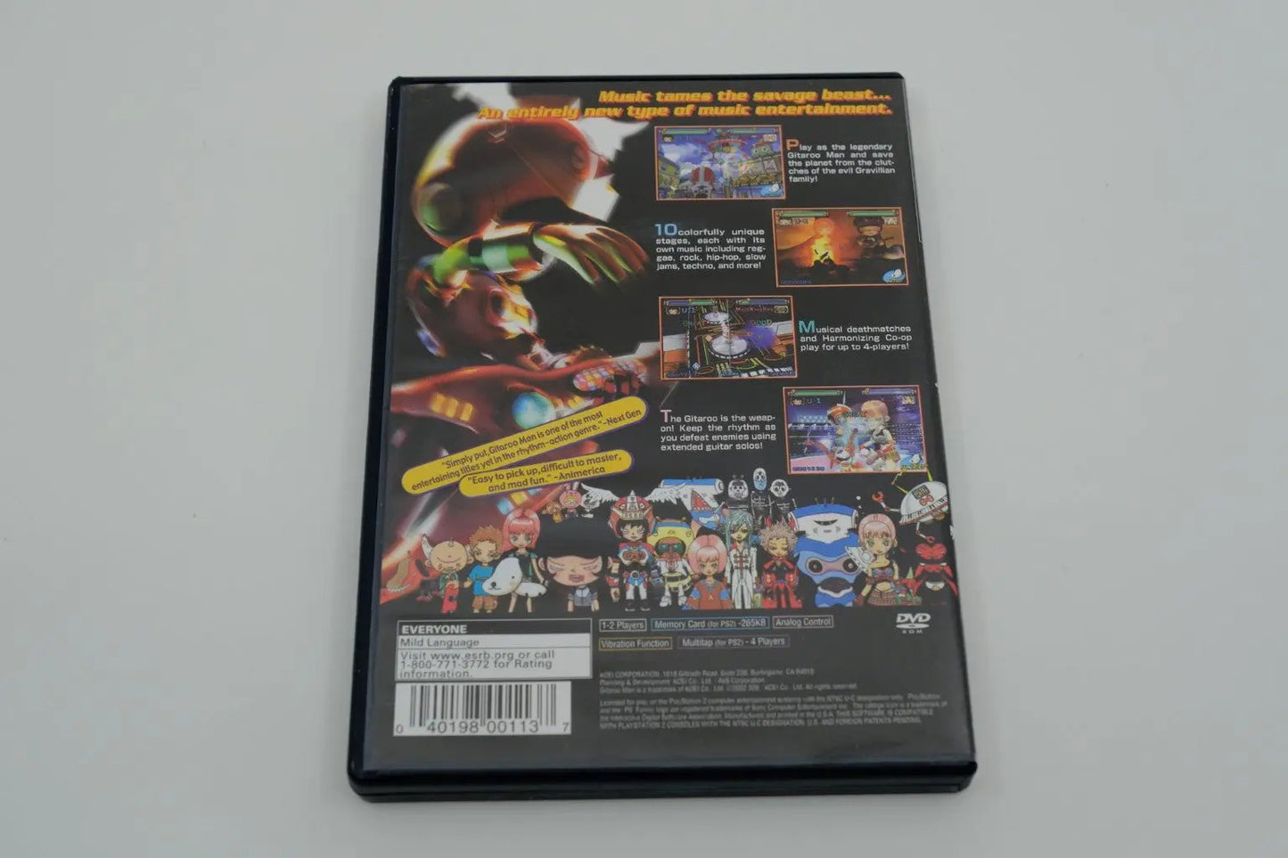 Gitaroo Man Playstation 2 Complete RetroGate - Your Gateway to Classic Gaming