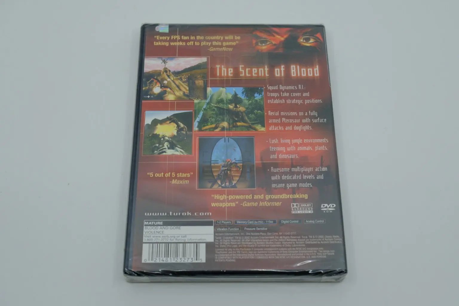 Turok Evolution Playstation 2 SEALED RetroGate - Your Gateway to Classic Gaming