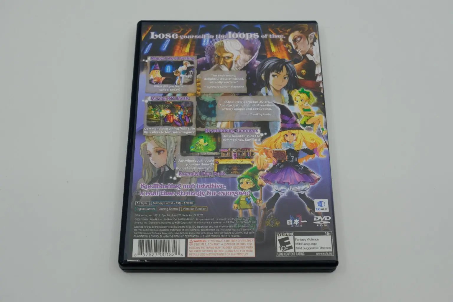 Grim Grimoire Playstation 2 Complete RetroGate - Your Gateway to Classic Gaming