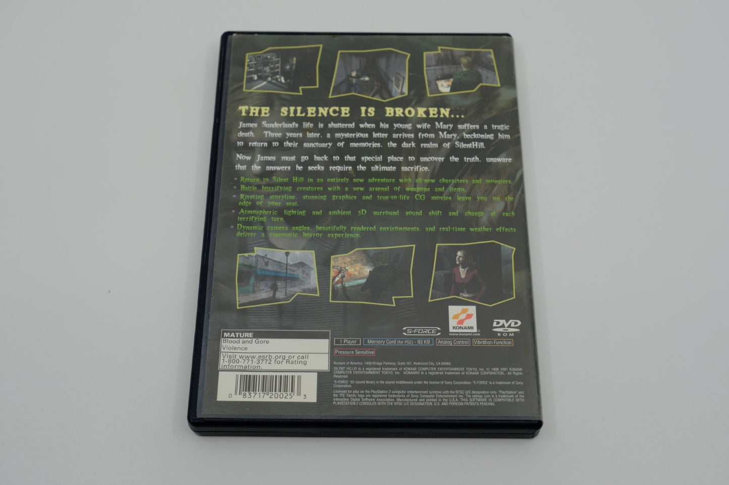 Silent Hill 2 Playstation 2 Complete