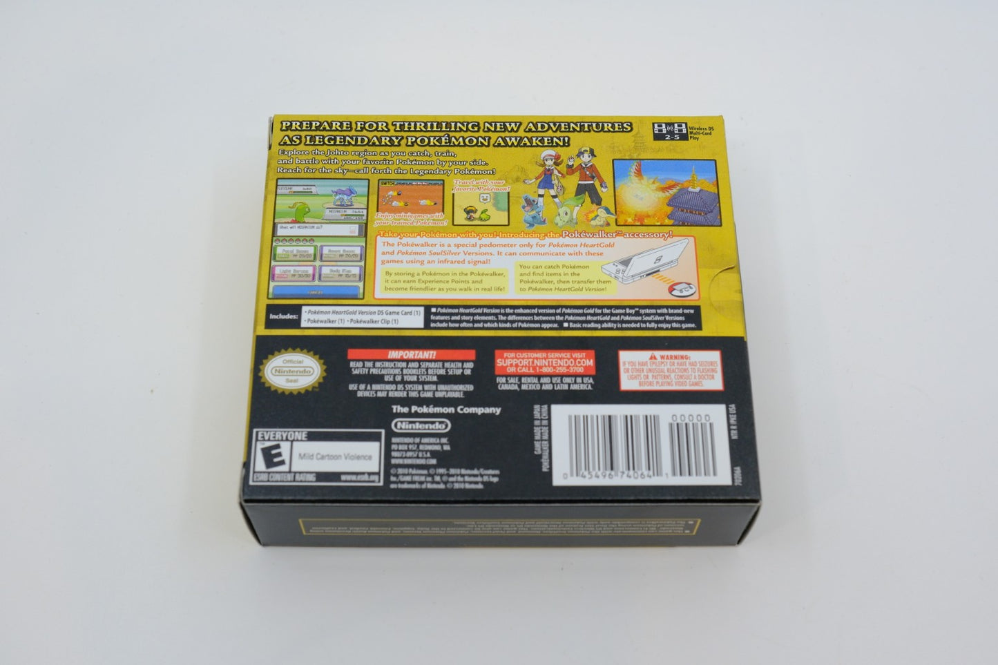 Pokémon HeartGold Version — Complete in Big‑Box w/ Pokéwalker (DS, 2010)