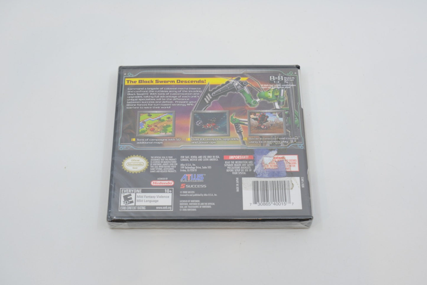 Drone Tactics — Factory‑Sealed Atlus First Print (DS, 2008)