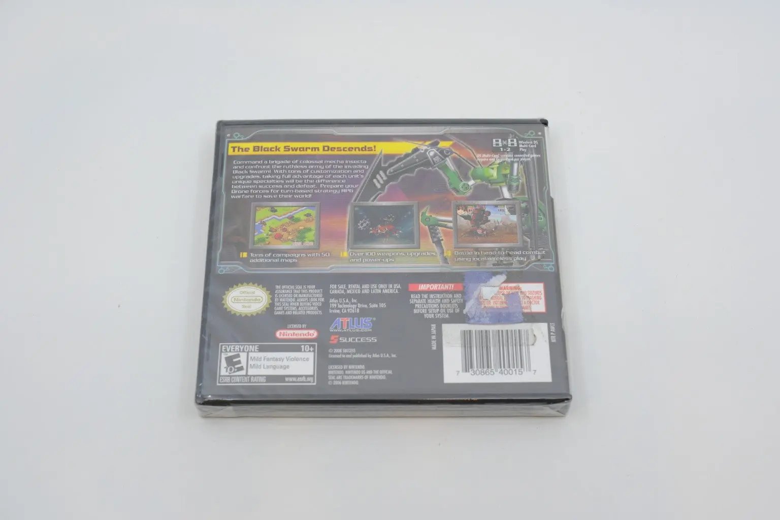 Drone Tactics — Factory‑Sealed Atlus First Print (DS, 2008) RetroGate - Your Gateway to Classic Gaming