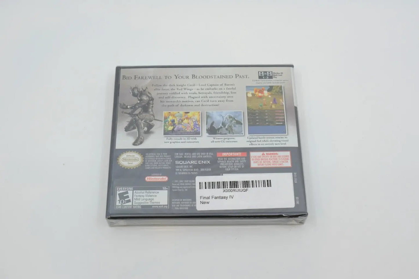 Final Fantasy IV — Factory‑Sealed Launch Edition (DS, 2008) RetroGate - Your Gateway to Classic Gaming