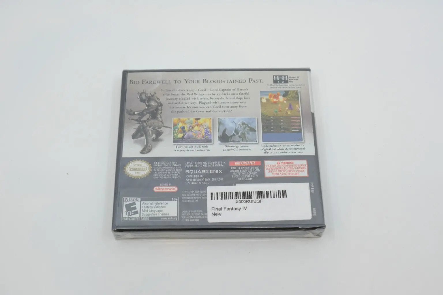 Final Fantasy IV — Factory‑Sealed Launch Edition (DS, 2008) RetroGate - Your Gateway to Classic Gaming