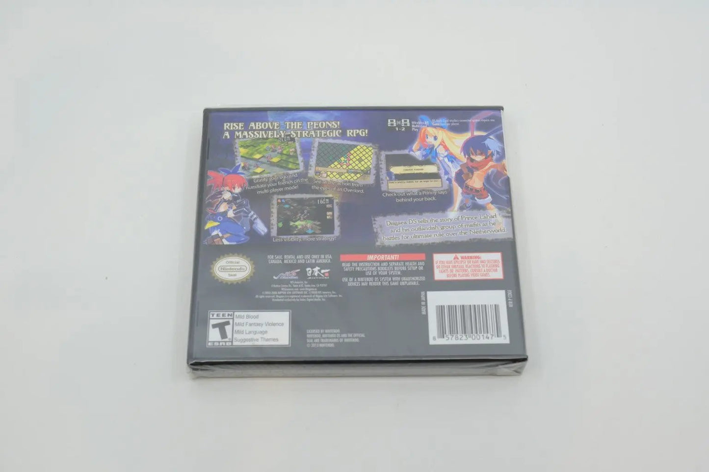 Disgaea DS — Factory‑Sealed First‑Print (DS, 2008, NIS America) RetroGate - Your Gateway to Classic Gaming