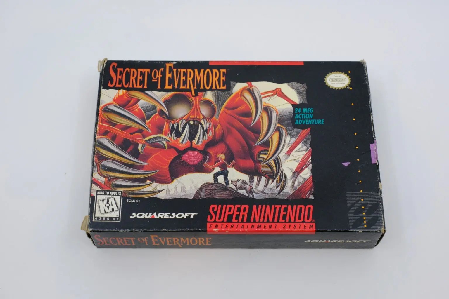 Secret of Evermore — Complete in Box RetroGate - Your Gateway to Classic Gaming