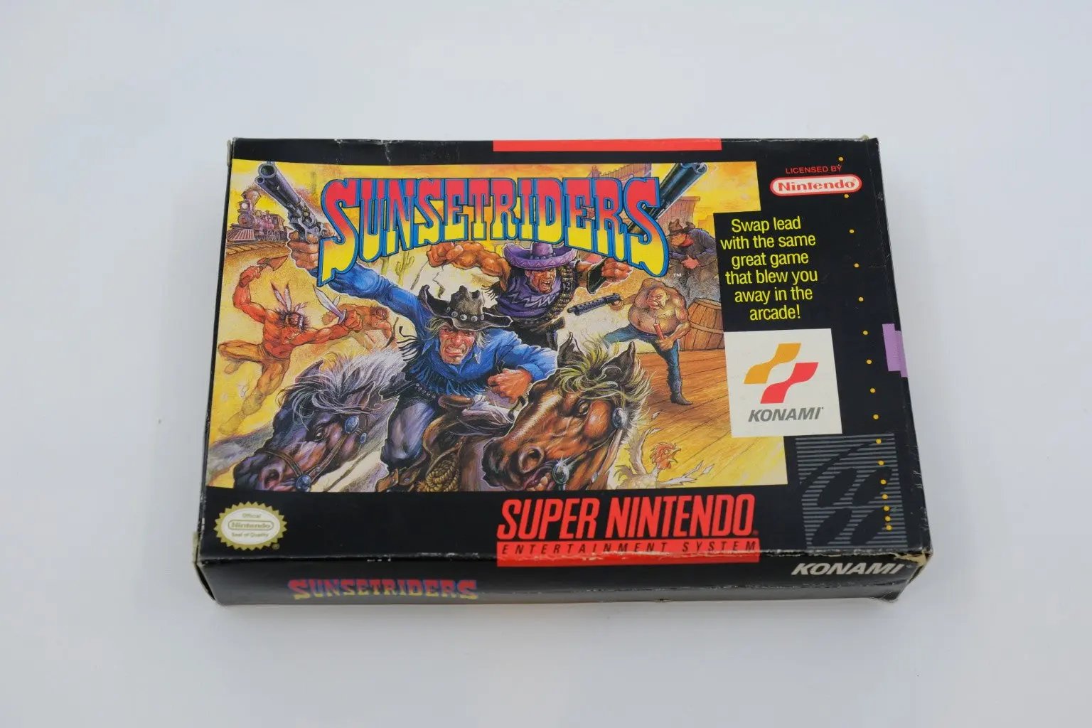 Sunset Riders — Complete in Box RetroGate - Your Gateway to Classic Gaming