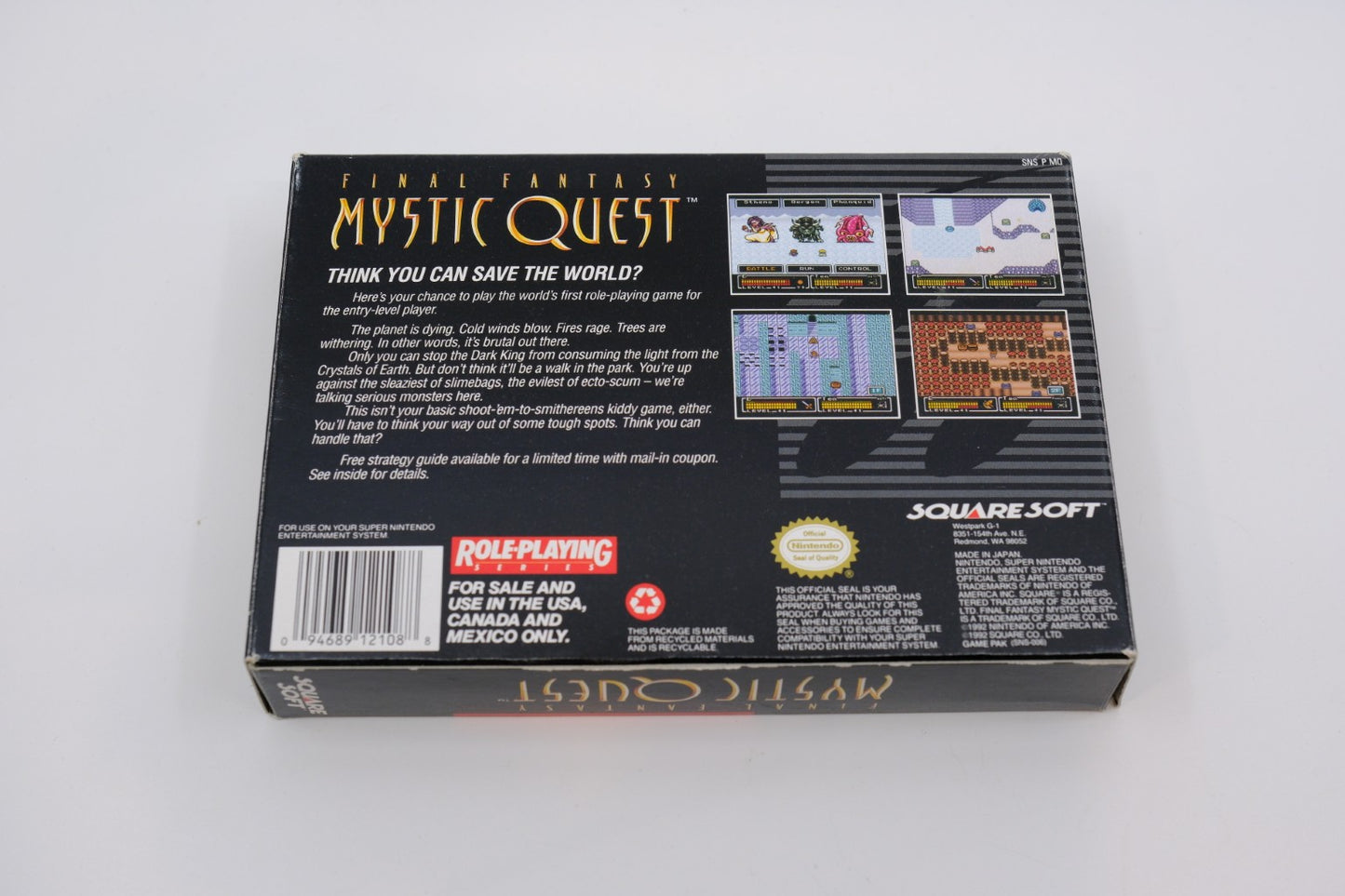 Final Fantasy: Mystic Quest — Complete in Box