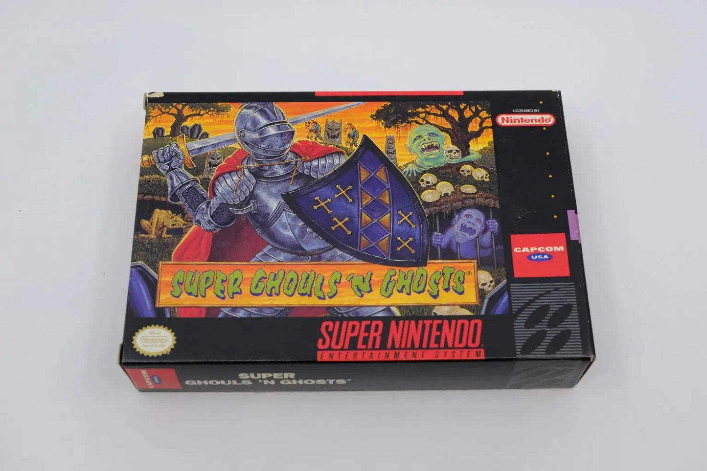 Super Ghouls ’n Ghosts — Complete in Box RetroGate - Your Gateway to Classic Gaming