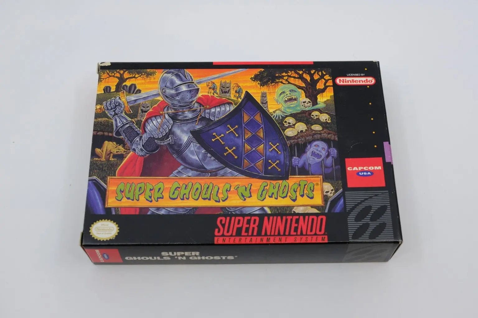 Super Ghouls ’n Ghosts — Complete in Box RetroGate - Your Gateway to Classic Gaming