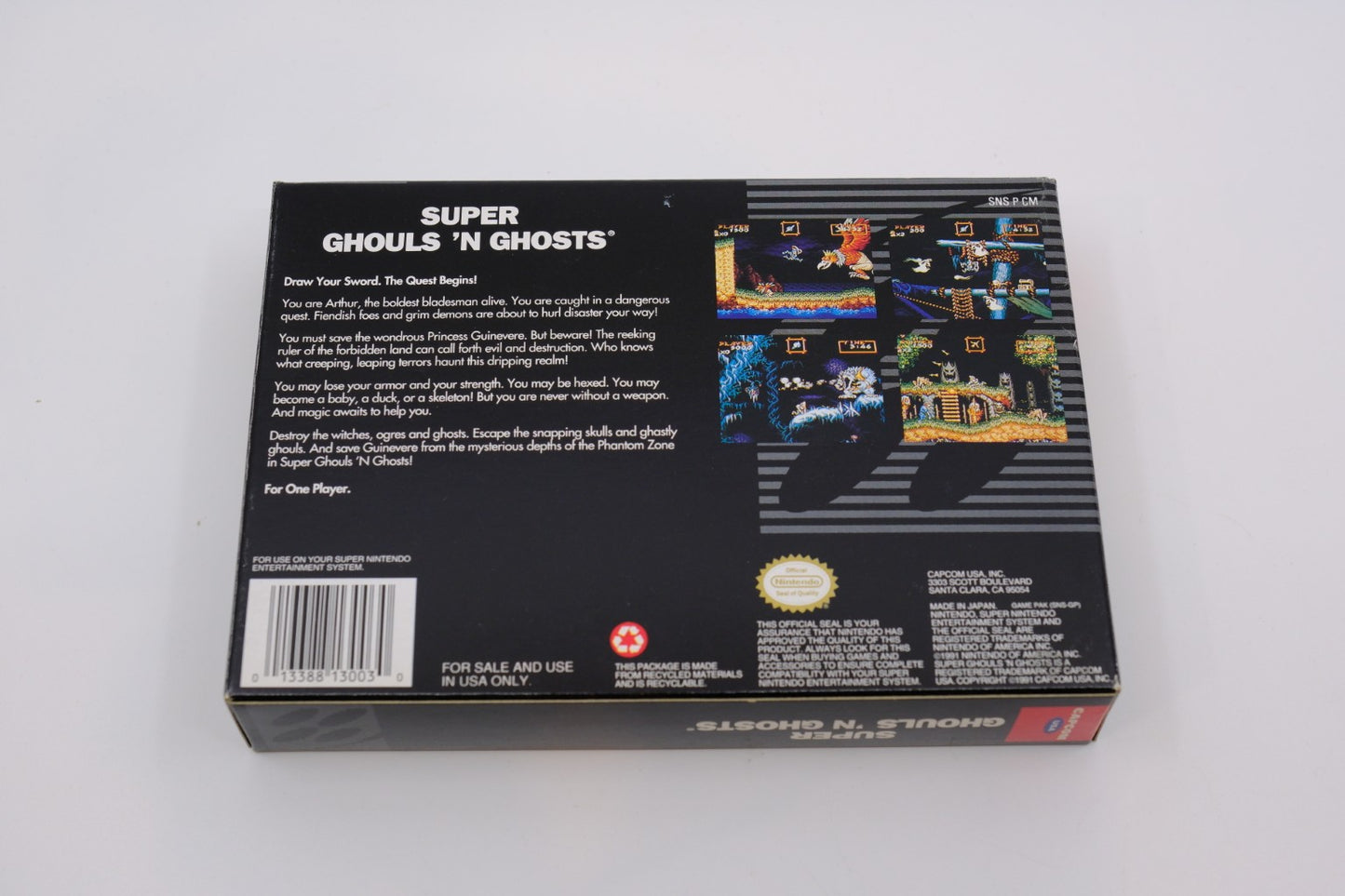 Super Ghouls ’n Ghosts — Complete in Box