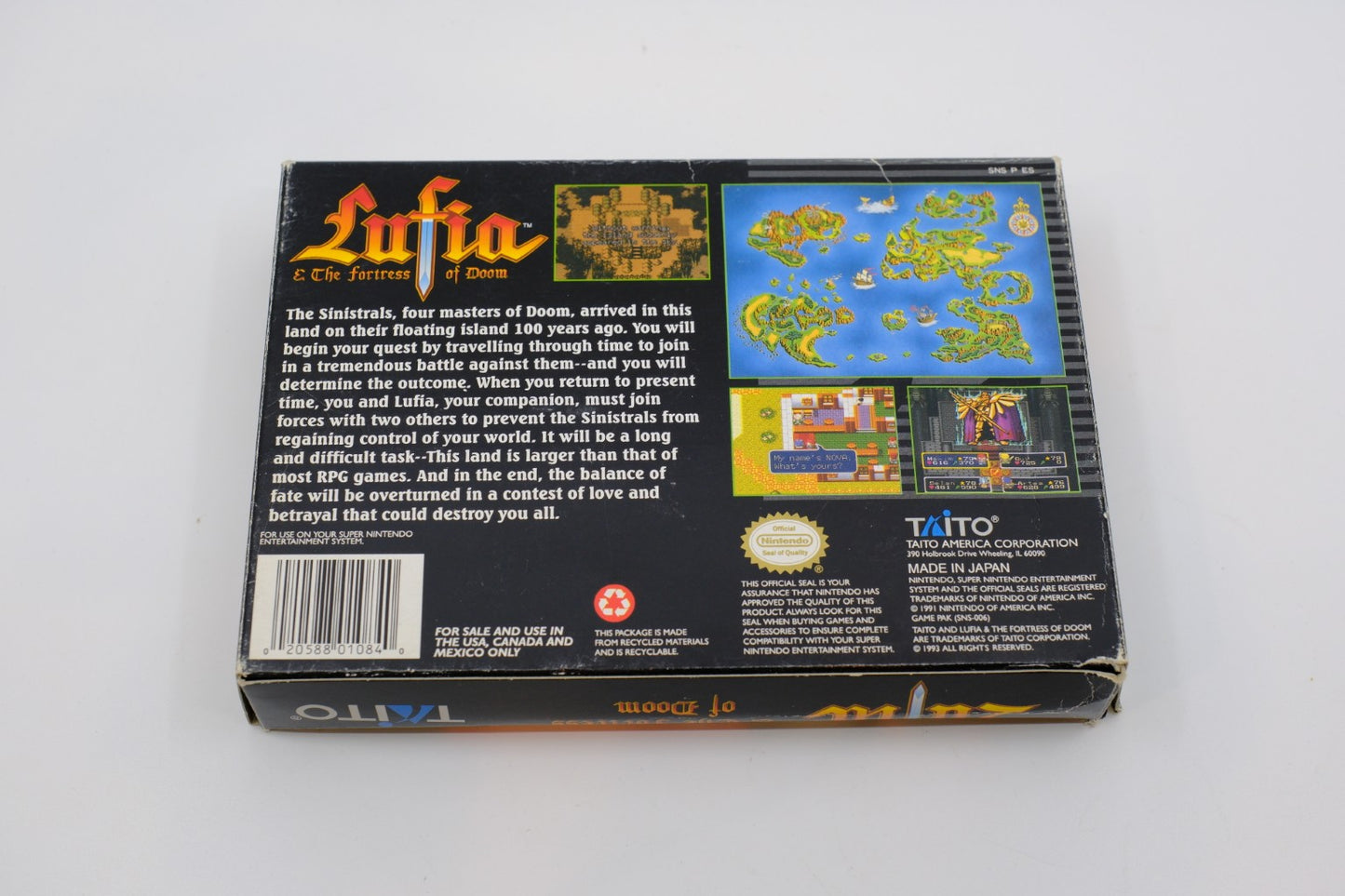Lufia & the Fortress of Doom — Complete in box