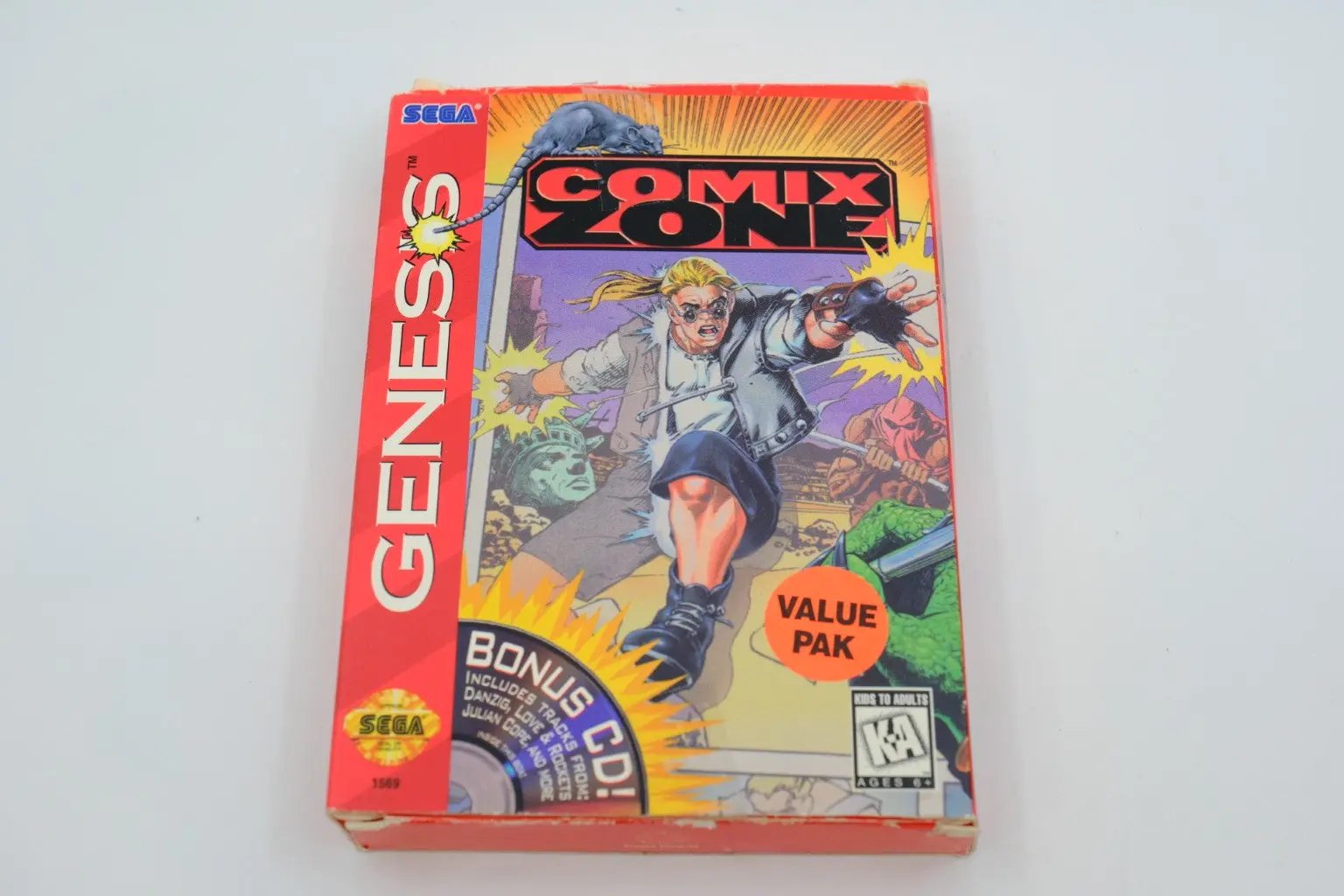 Comix Zone —  Complete in box RetroGate - Your Gateway to Classic Gaming