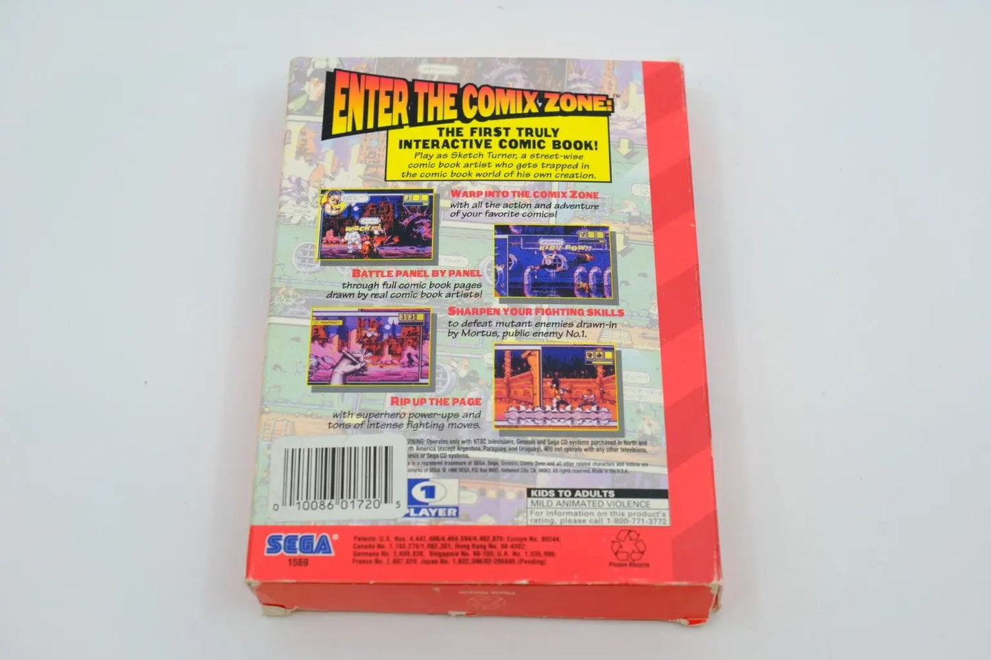 Comix Zone —  Complete in box RetroGate - Your Gateway to Classic Gaming