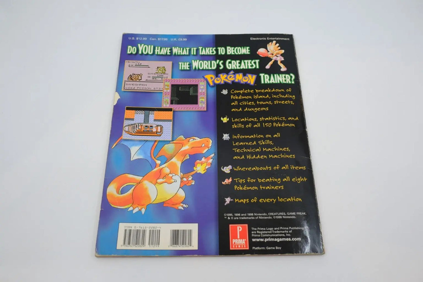 Pokémon Red & Blue — Prima’s Official Strategy Guide (Game Boy) RetroGate - Your Gateway to Classic Gaming