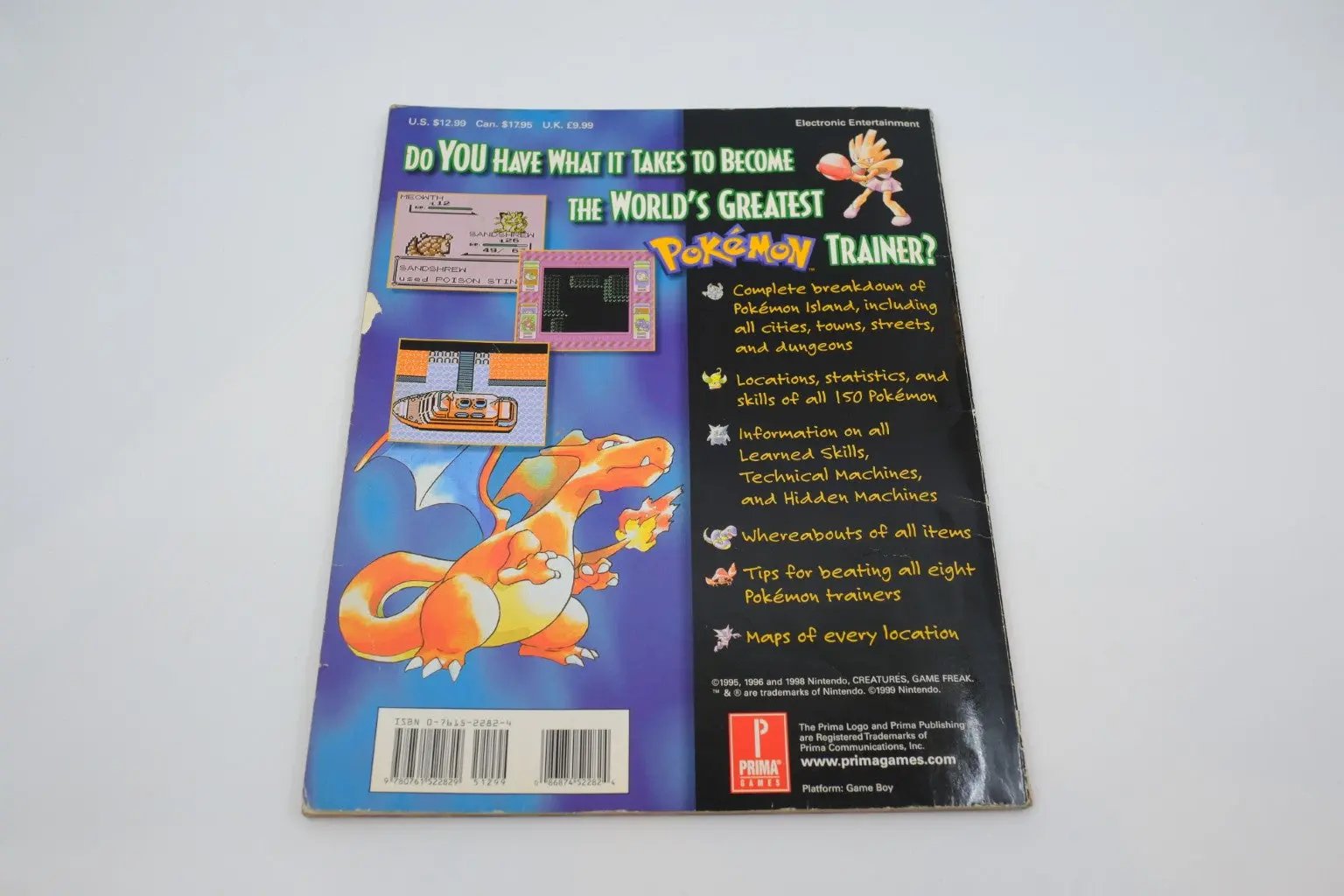 Pokémon Red & Blue — Prima’s Official Strategy Guide (Game Boy) RetroGate - Your Gateway to Classic Gaming