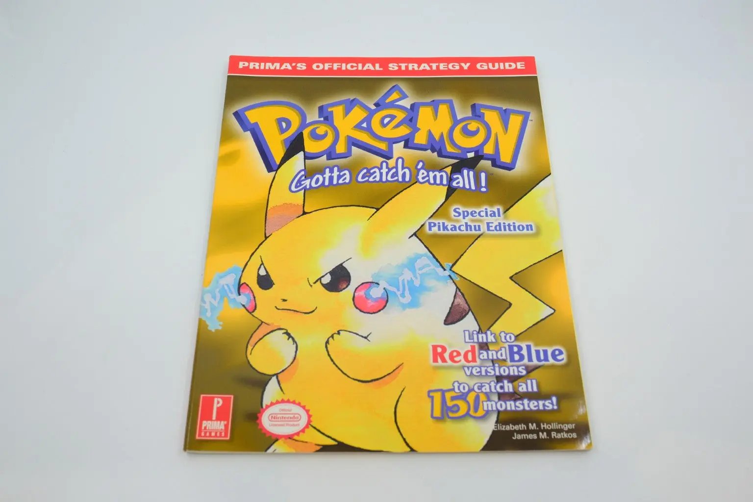 Pokémon Yellow – Special Pikachu Edition with MAP — Prima’s Official Strategy Guide (Game Boy) RetroGate - Your Gateway to Classic Gaming