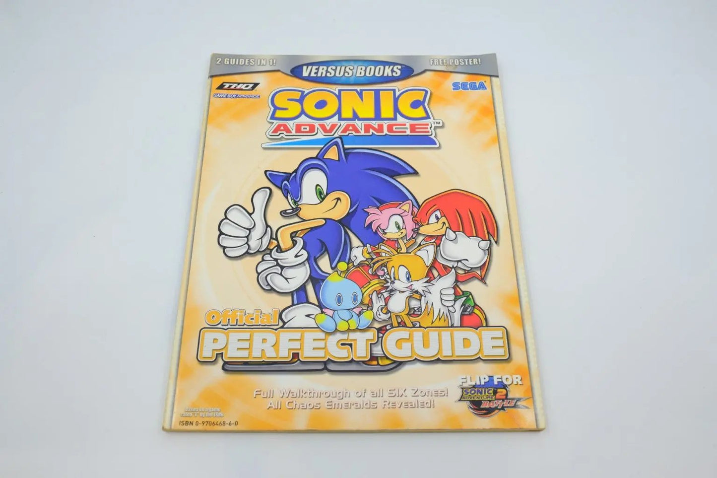Sonic Advance / Sonic Adventure 2: Battle — Versus Books “Official Perfect Guide” (Flip‑Book, GBA & GameCube) RetroGate - Your Gateway to Classic Gaming
