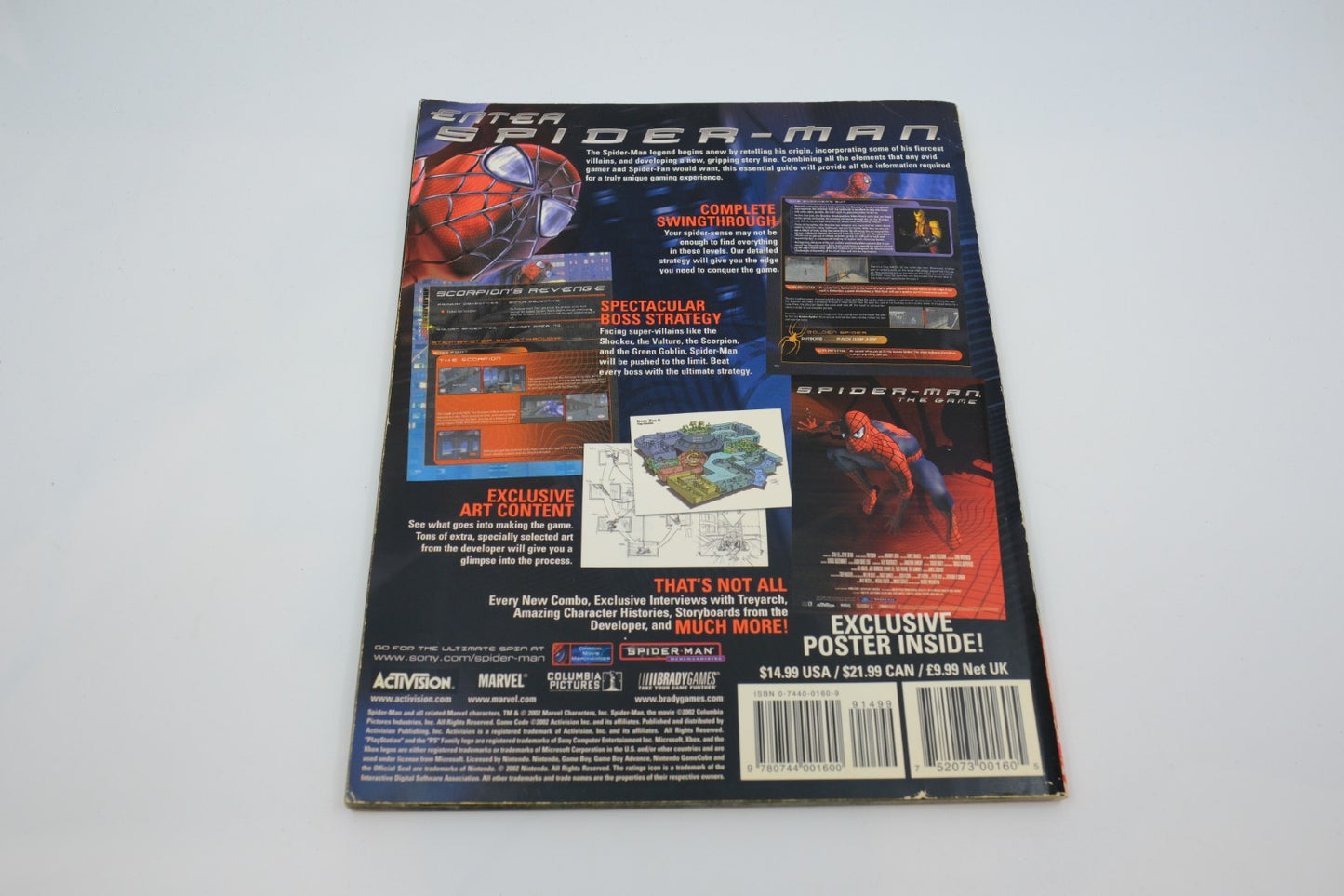 Spider‑Man (2002) — BradyGames Signature Series Official Strategy Guide (PS2 / GameCube / Xbox)