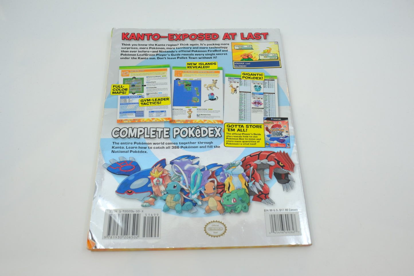 Pokémon FireRed & LeafGreen — Official Nintendo Player’s Guide (GBA)