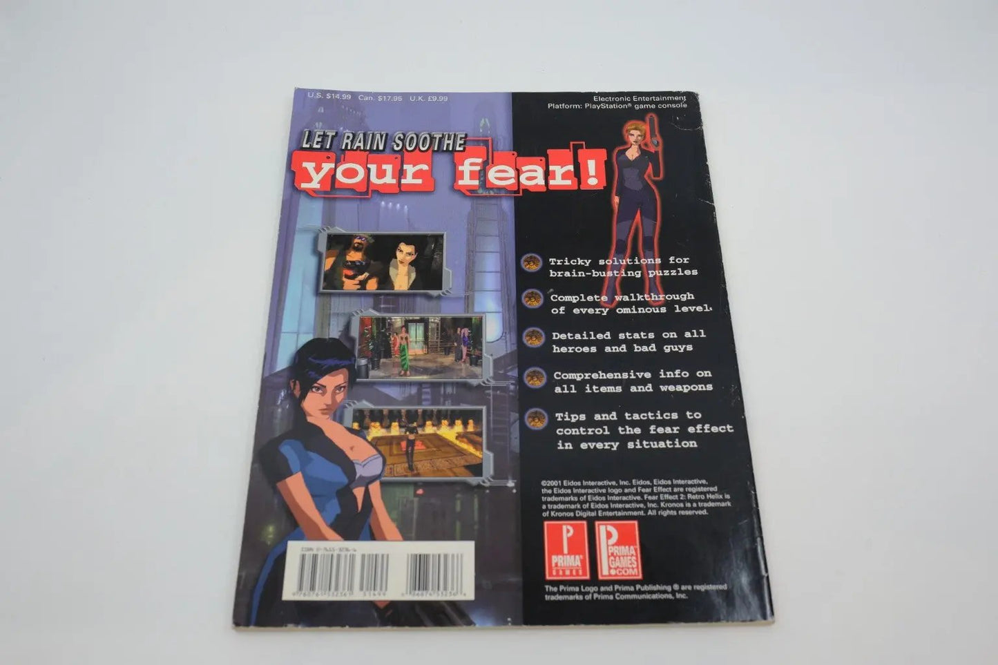 Fear Effect 2: Retro Helix — Prima Official Strategy Guide (PlayStation) RetroGate - Your Gateway to Classic Gaming