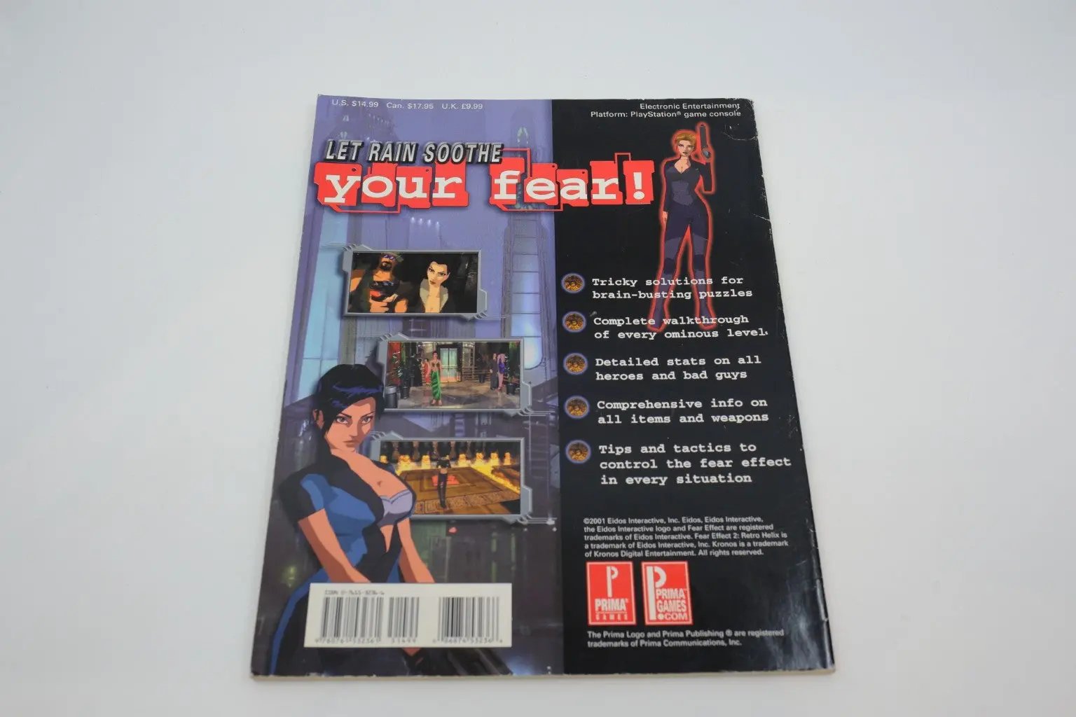 Fear Effect 2: Retro Helix — Prima Official Strategy Guide (PlayStation) RetroGate - Your Gateway to Classic Gaming