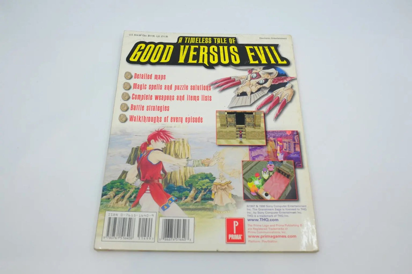 The Granstream Saga — Prima Official Strategy Guide (PS1) RetroGate - Your Gateway to Classic Gaming