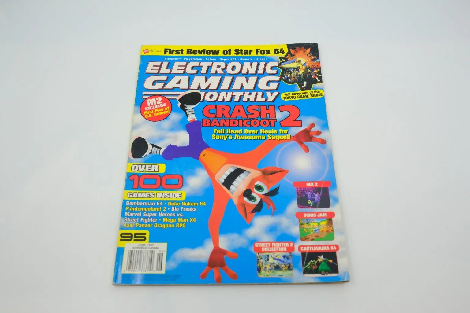 Electronic Gaming Monthly #95 — June 1997 (“Crash Bandicoot 2” cover) RetroGate - Your Gateway to Classic Gaming