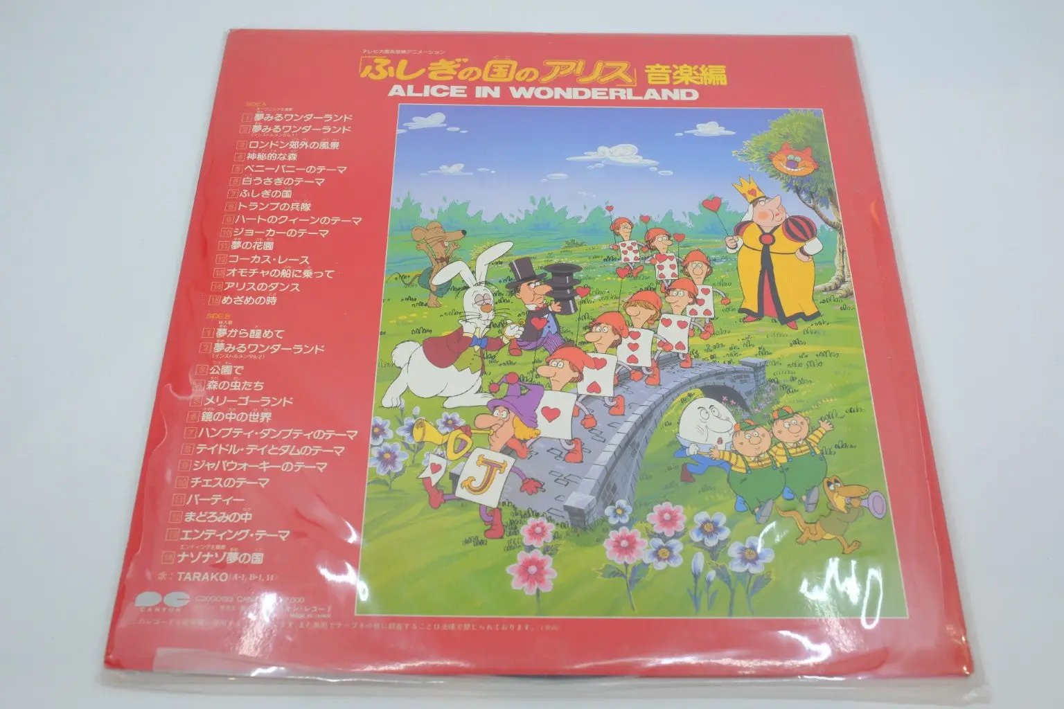 Alice in Wonderland Vinyl Record (BGM) RetroGate - Your Gateway to Classic Gaming