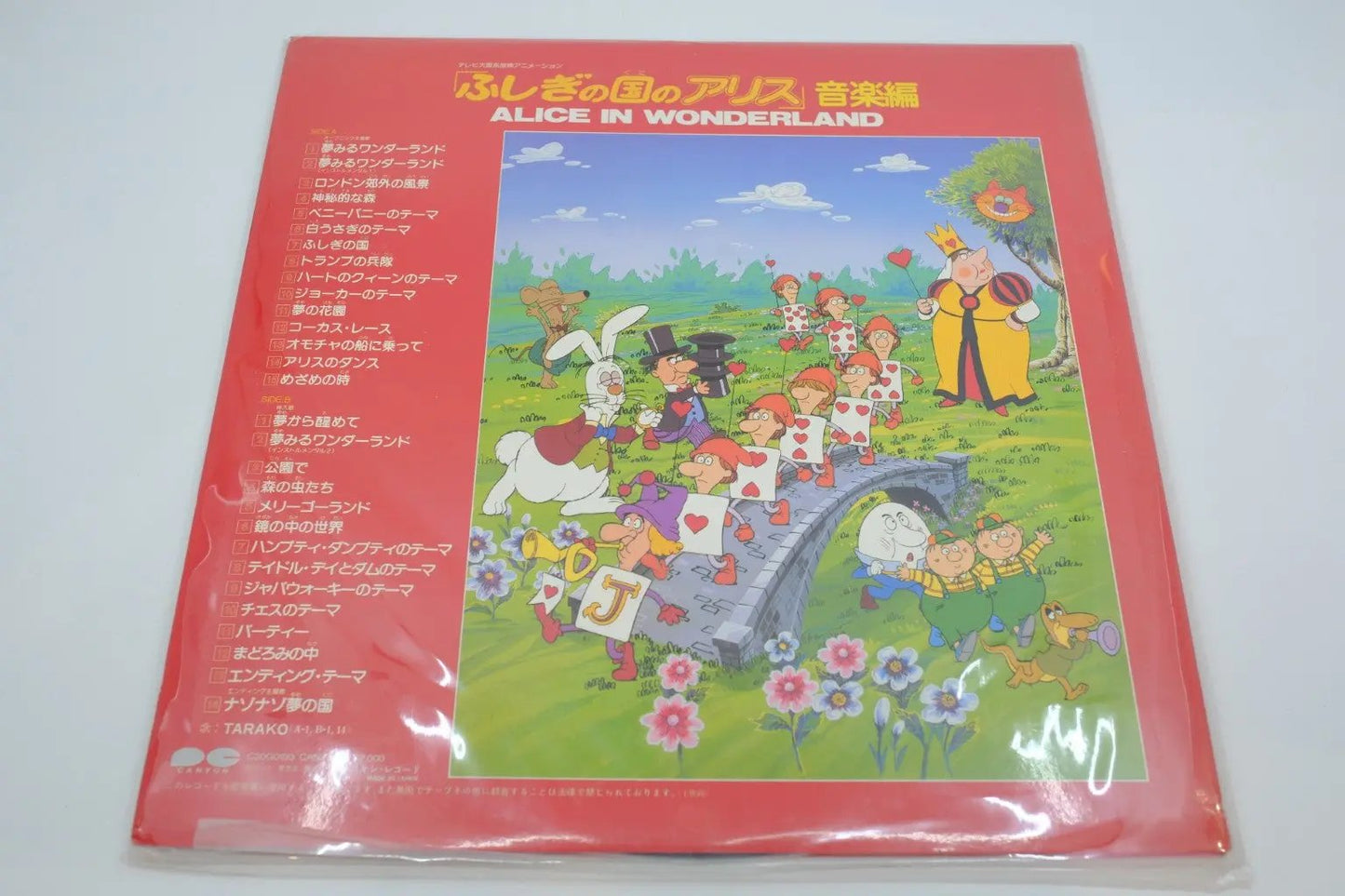 Alice in Wonderland Vinyl Record (BGM) RetroGate - Your Gateway to Classic Gaming