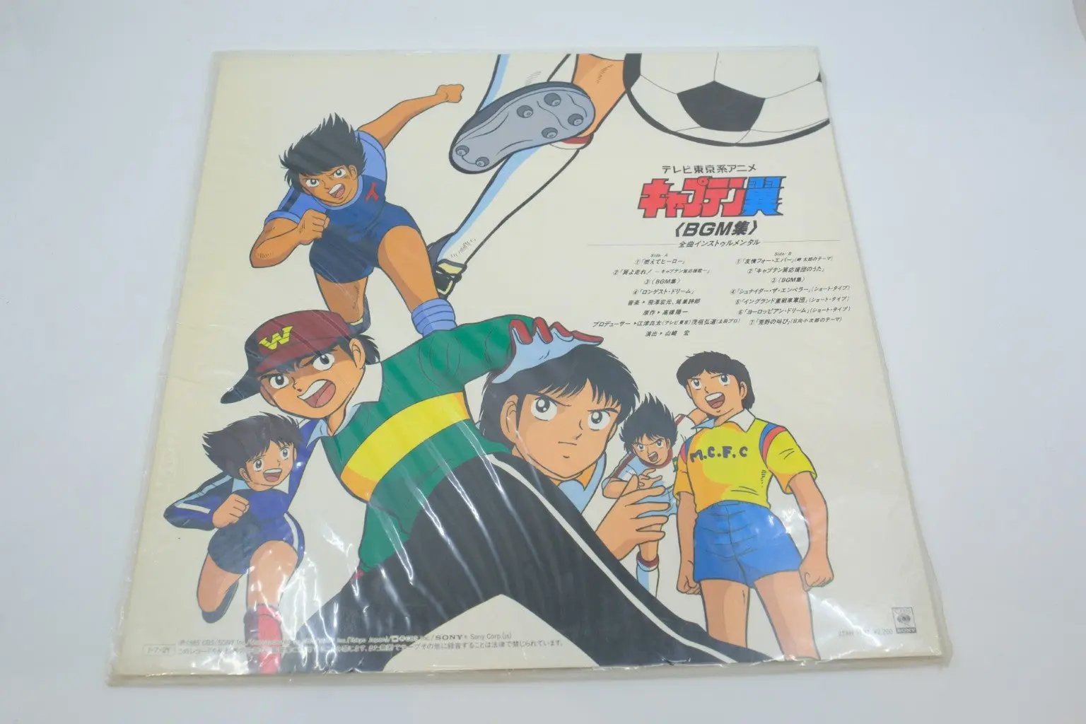 Captain Tsubasa — TV Anime BGM Collection (Vinyl LP, Japan 1984) RetroGate - Your Gateway to Classic Gaming