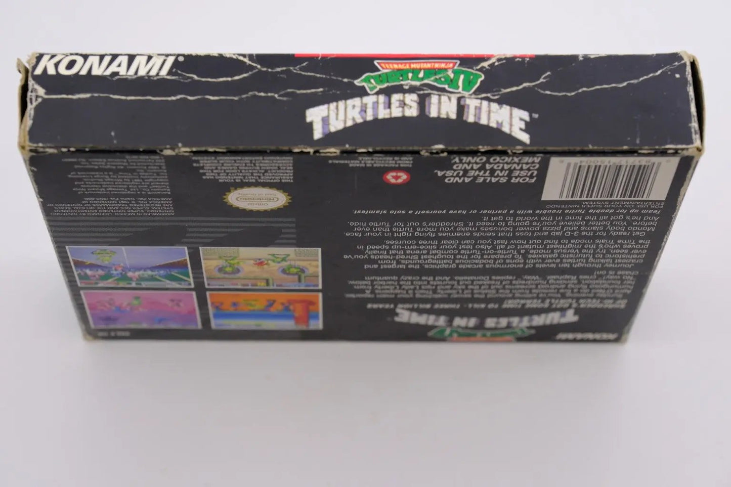 Teenage Mutant Ninja Turtles IV: Turtles in Time — Complete in box RetroGate - Your Gateway to Classic Gaming