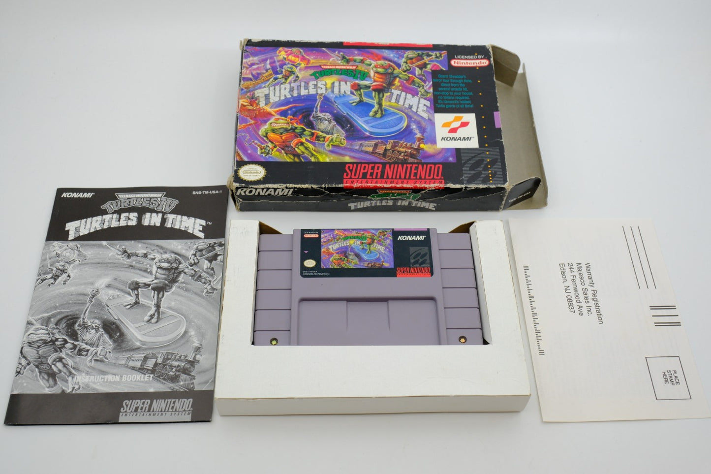 Teenage Mutant Ninja Turtles IV: Turtles in Time — Complete in box