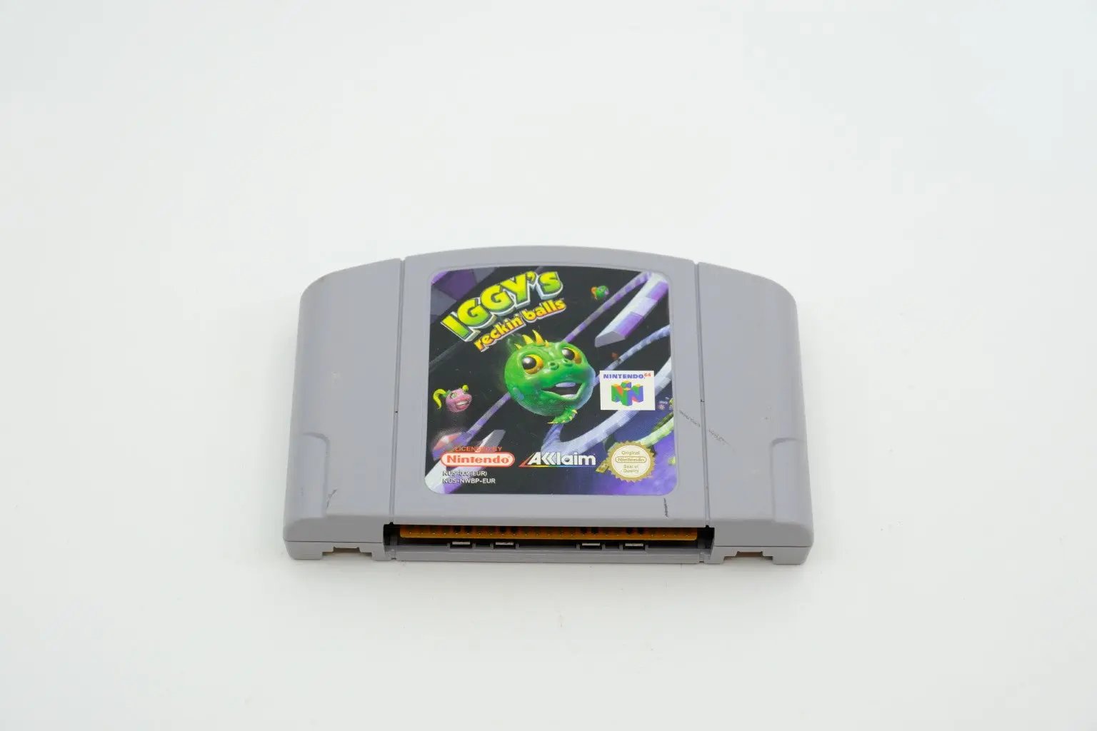 Iggy's Reckin' Balls – Loose Cartridge PAL RetroGate - Your Gateway to Classic Gaming