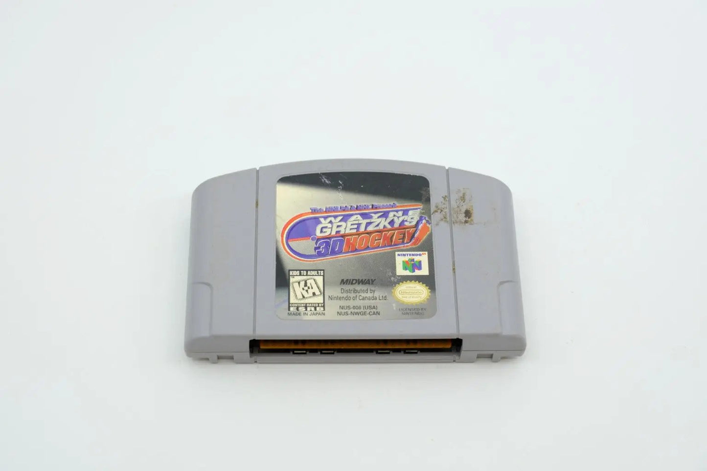 Wayne Gretzky's 3D Hockey – Loose Cartridge RetroGate - Your Gateway to Classic Gaming