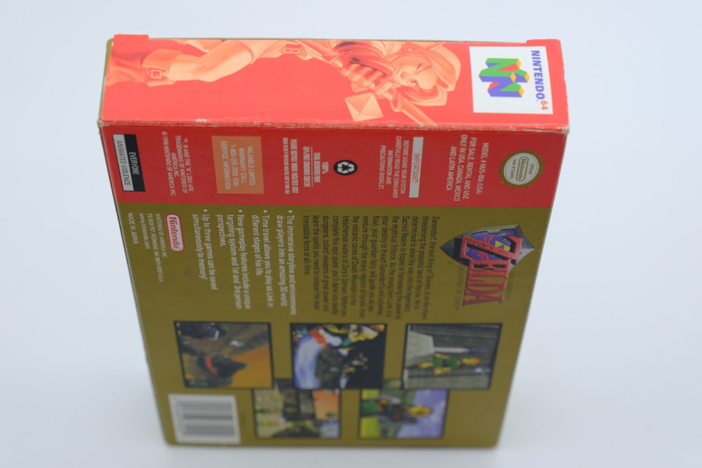 The Legend of Zelda: Ocarina of Time – Complete in Box