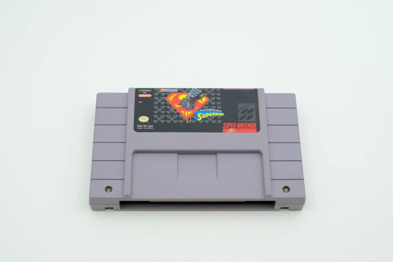 The Death and Return of Superman – Loose cartridge RetroGate - Your Gateway to Classic Gaming