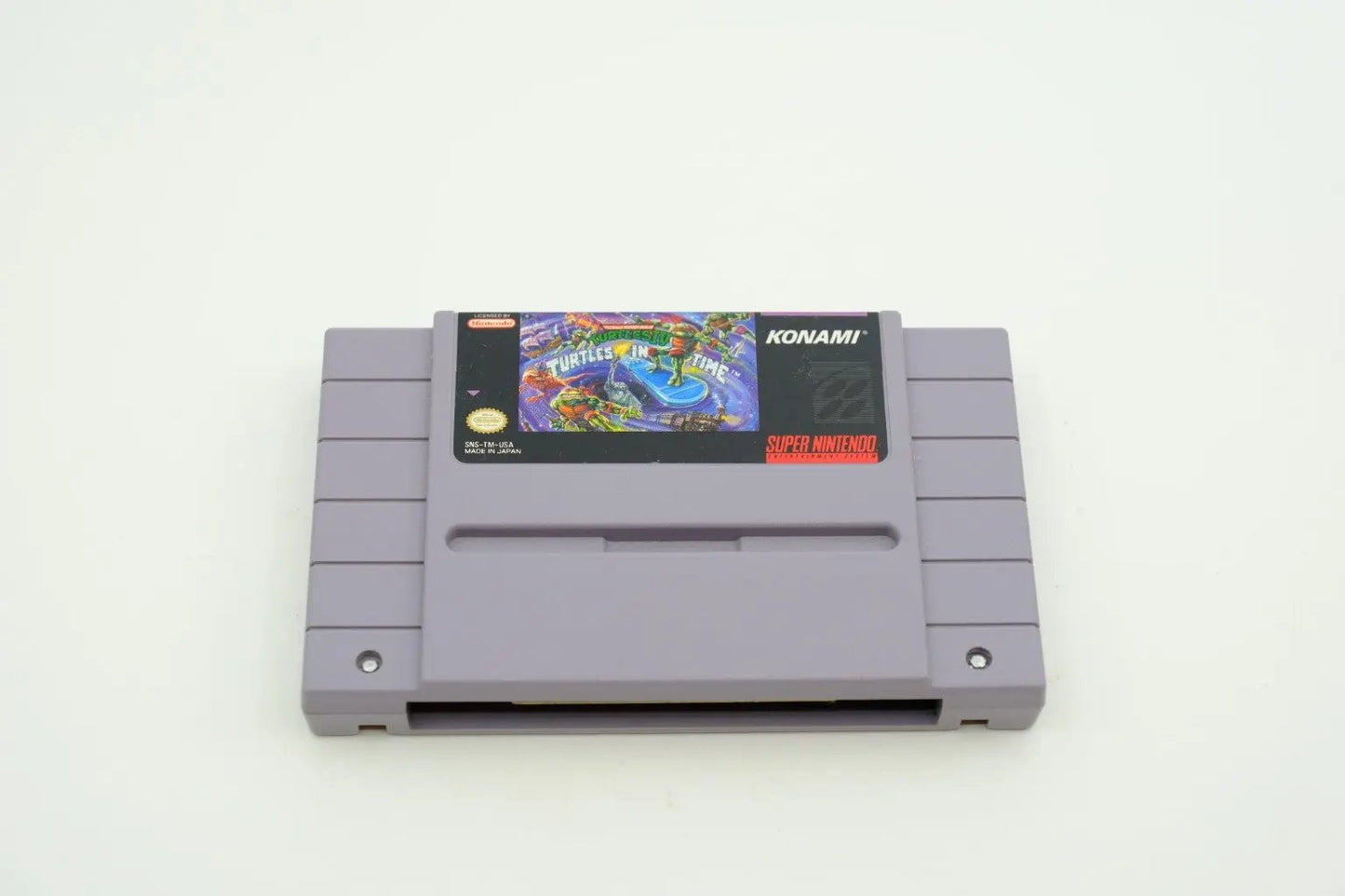 Teenage Mutant Ninja Turtles IV: Turtles in Time – Loose cartridge RetroGate - Your Gateway to Classic Gaming