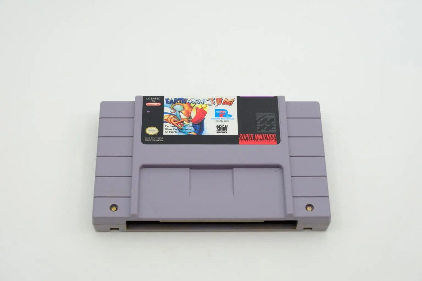 Earthworm Jim – Loose cartridge RetroGate - Your Gateway to Classic Gaming